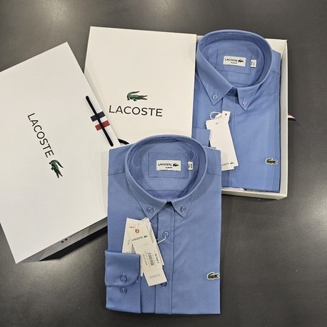 LACOSTE GÖMLEK SLIMFIT MAVI