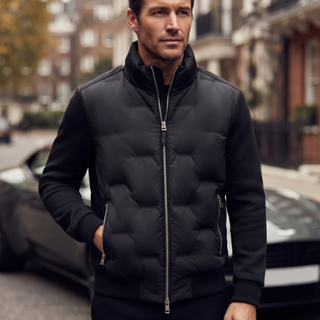 Tom Ford Siyah Tasarım Mont / Bomber Ceket