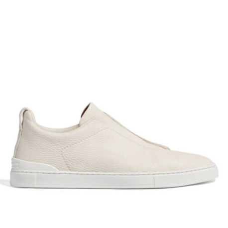 Zegna Beyaz Erkek Deri Sneaker