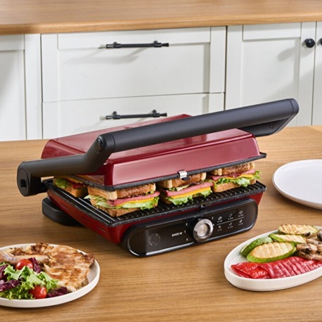 Karaca Gastro Grill Pro 2400 W Izgara ve Tost Makinesi Kırmızı