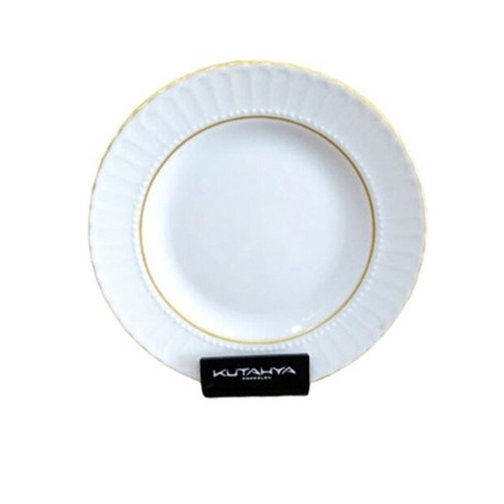 Kütahya Porselen 6 Adet Sedef Yaldızlı Yemek Tabağı 19 cm