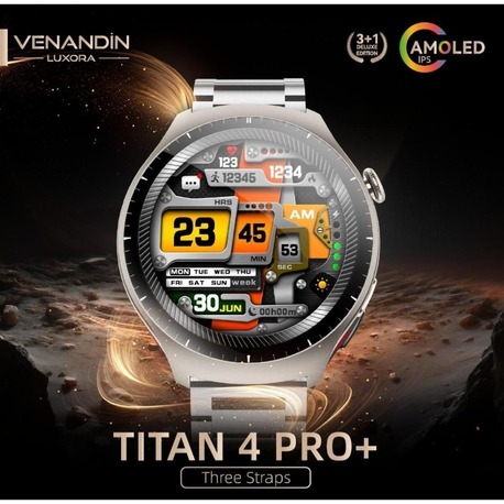 Venandin Titan 4 Pro+ Tüm Telefonlara Uyumlu Akılı Saat