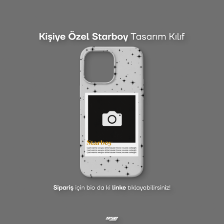 Kişiye Özel Starboy Kılıf (Şeffaf)