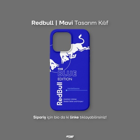 Redbull | Mavi Tasarım Kılıf