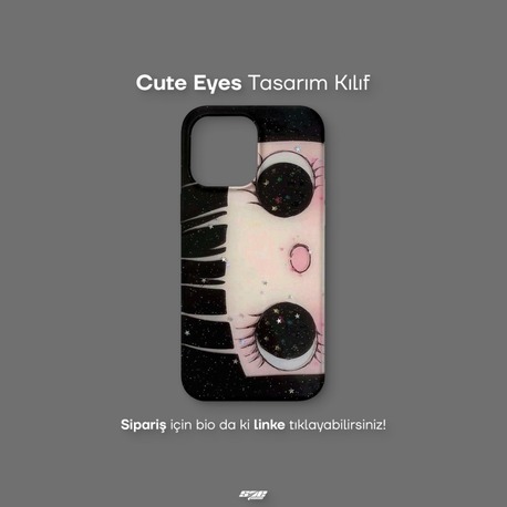 Cute Eyes Tasarım Kılıf