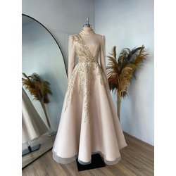 Sude Abaya - Special Muslim Dress - Muslim Abaya - %100 Satin Fabric