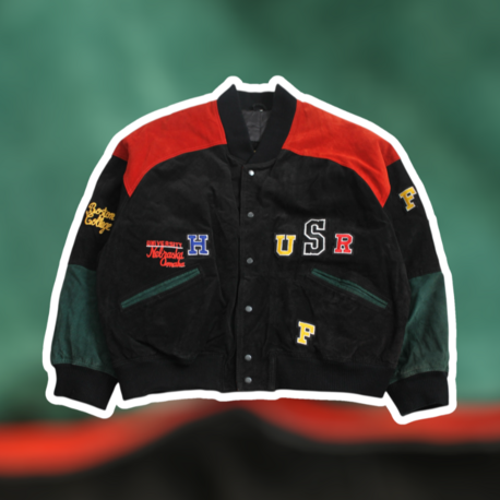 Boston College Süet Letterman Ceket