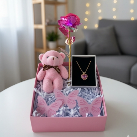 Pembe Mini Işıltı Set’i