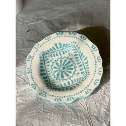 Şiron Su Yeşili Pasta Tabağı
