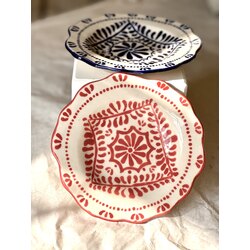 Şiron Kırmızı Pasta Tabağı