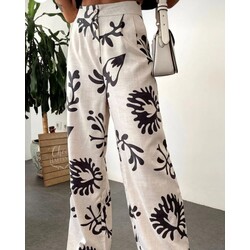 Keten palozzo pantolon 
