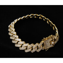 14mm Full Filled Prong Bracelet