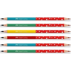 Faber-Castell Siyah-Kırmızı Renkli Kurşun Kalem Adet
