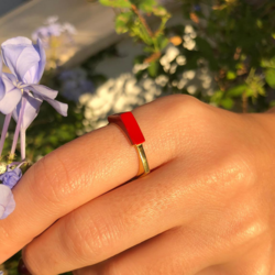 RED Yüzük - Ring COLORDROP Collection