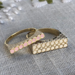 MOMENTS DOUBLE COLOR Yüzük - Ring DOTS Collection