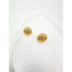 Lyra Shell Küpe - Gold