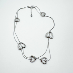 Silver Bliss 316l Çelik Heart Kolye