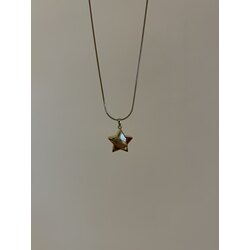 bubble star gold kolye