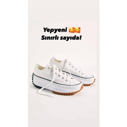 Converse Run Star Hike Low “White”