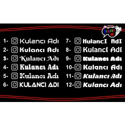 İNSTAGRAM HESABI STİCKER