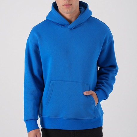 Kapüşonlu Mavi Sweatshirt Hoodie