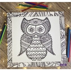 Mandala boyama Kanvars duvar tablosu  
