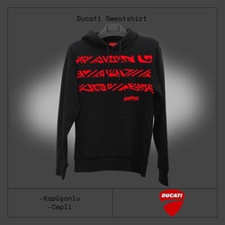 Ducati Siyah Sweatshirt