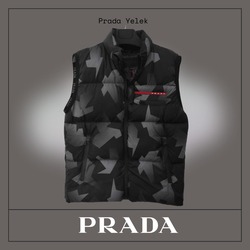 Prada Desenli Yelek 11044