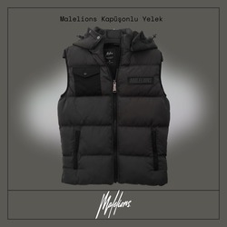 Malelions Kapüşonlu Yelek 11038
