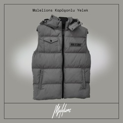 Malelions Kapüşonlu Yelek 11039