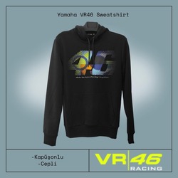 Yamaha VR46 Siyah Sweatshirt