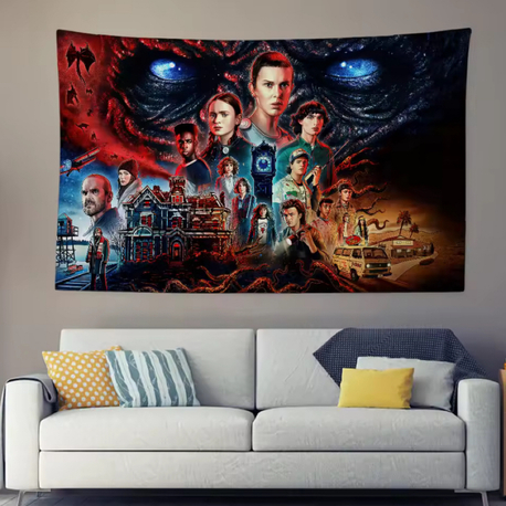 Stranger Things duvar halısı