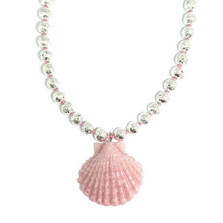 Shell Kolye/Pembe