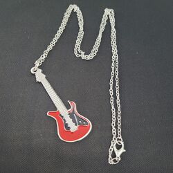 Kırmızı Gitar Kolye