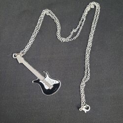 Siyah Gitar Kolye