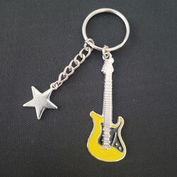 Sarı Gitar Anahtarlık