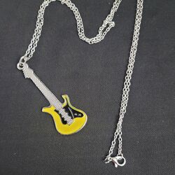 Sarı Gitar Kolye
