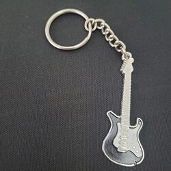 Siyah Gitar Anahtarlık