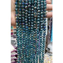 10 mm kristal cam petrol janjanlı 1 dizi 