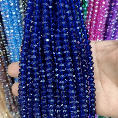 8 mm Kristal cam saks 1 dizi 