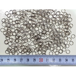 6 mm halka gümüş 10 gram