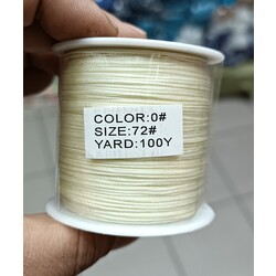 0.8 Paraşüt ipi 1 makara ( 92 mt ) koyu krem
