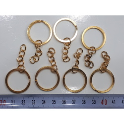 Gold Anahtarlik halkası 25 mm 10 adet 