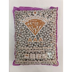 8 mm renkli plastik inci gri 500 gram paket