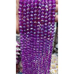 10 mm kristal cam mor janjanlı 1 dizi 