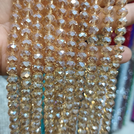 10 mm kristal cam bal janjanlı 1 dizi 