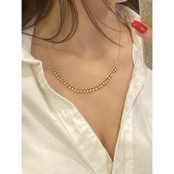 Sallantı gold kolye