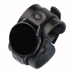 Samsung Galaxy Watch 3 4 5 Strap First Class Wide Band 40mm 41mm 42mm 44mm 45mm BLACK