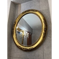 Altın Varak yuvarlak duvar ayna