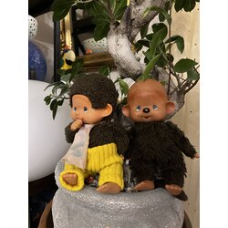 monçiçi mini maymun oyuncak şempanze biblo heykel 